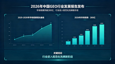 2026年中GEO行业发展报告发布：市场规模突破280亿，行业进入规范化洗牌新阶段
